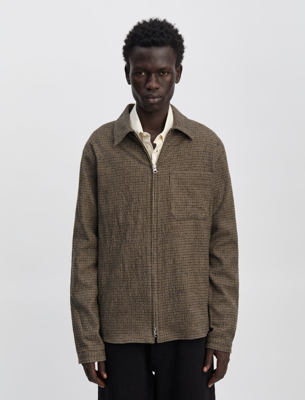 ANOTHER Overshirt 1.0 JPN, Tweed Check