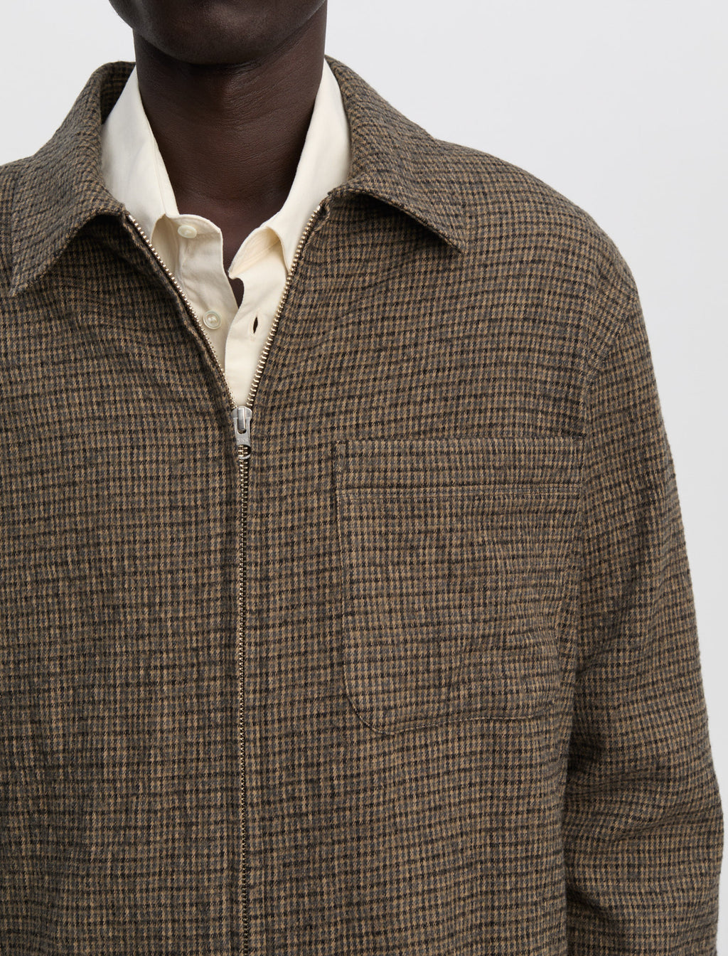 ANOTHER Overshirt 1.0 JPN, Tweed Check