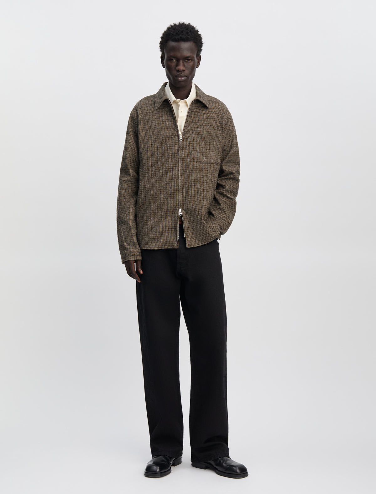 ANOTHER Overshirt 1.0 JPN, Tweed Check