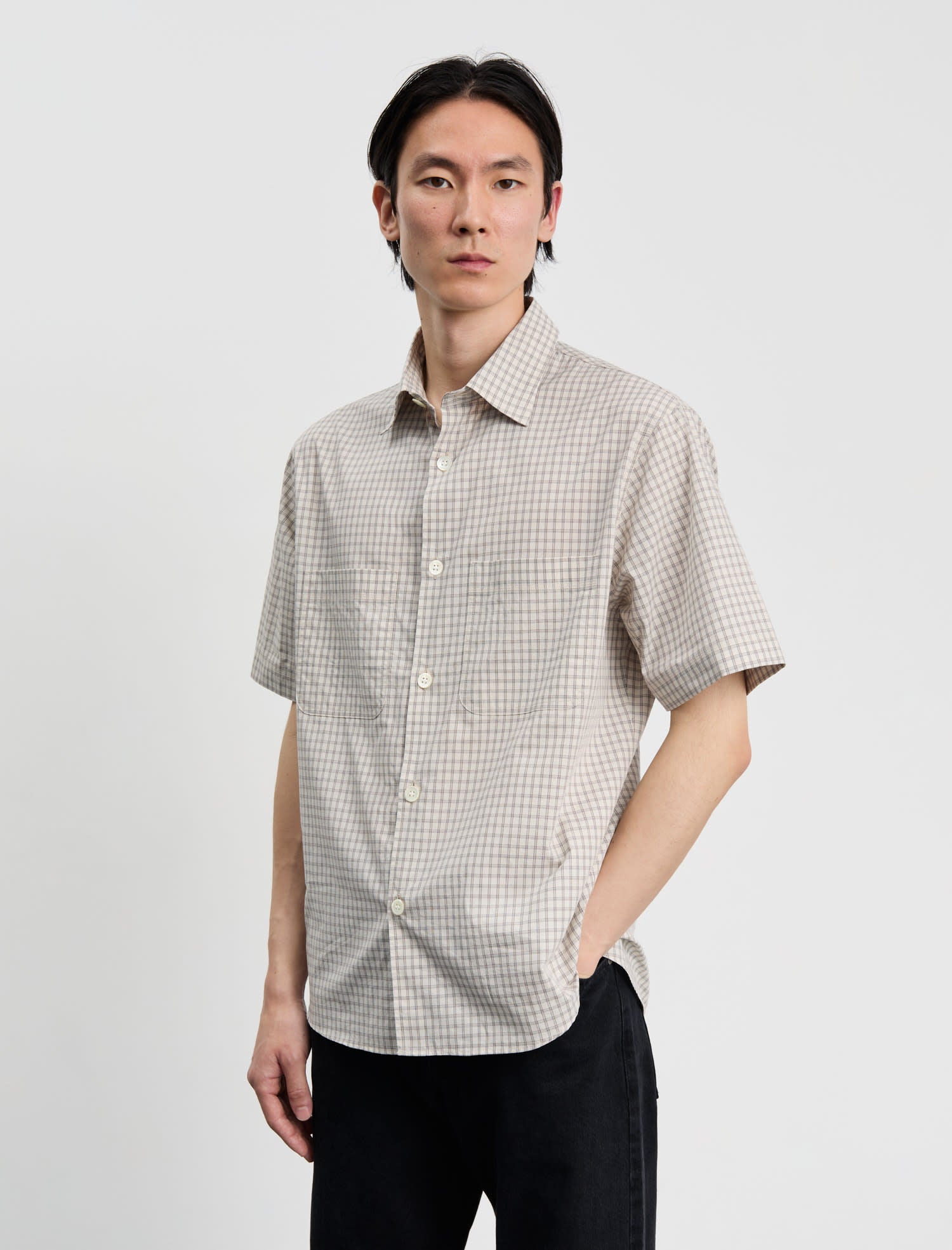 ANOTHER SHIRT 4.1 JPN BLUE/WHITE CHECK
