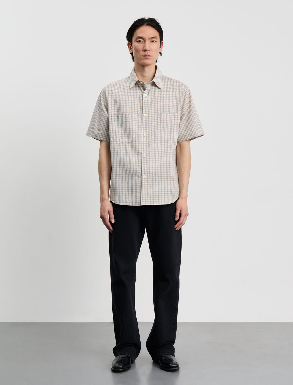 ANOTHER SHIRT 4.1 JPN BLUE/WHITE CHECK