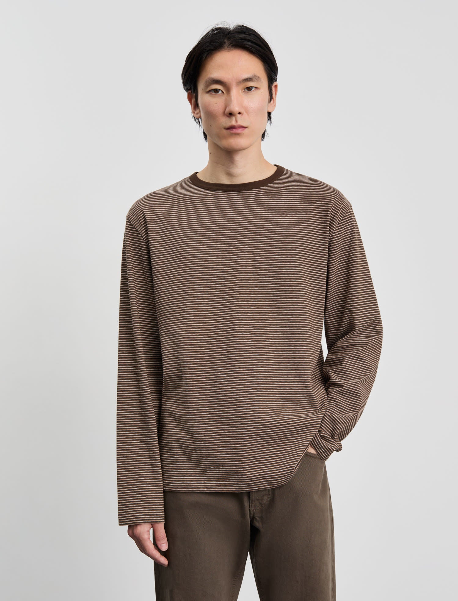 ANOTHER T-SHIRT 3.0 JPN BROWN STRIPE