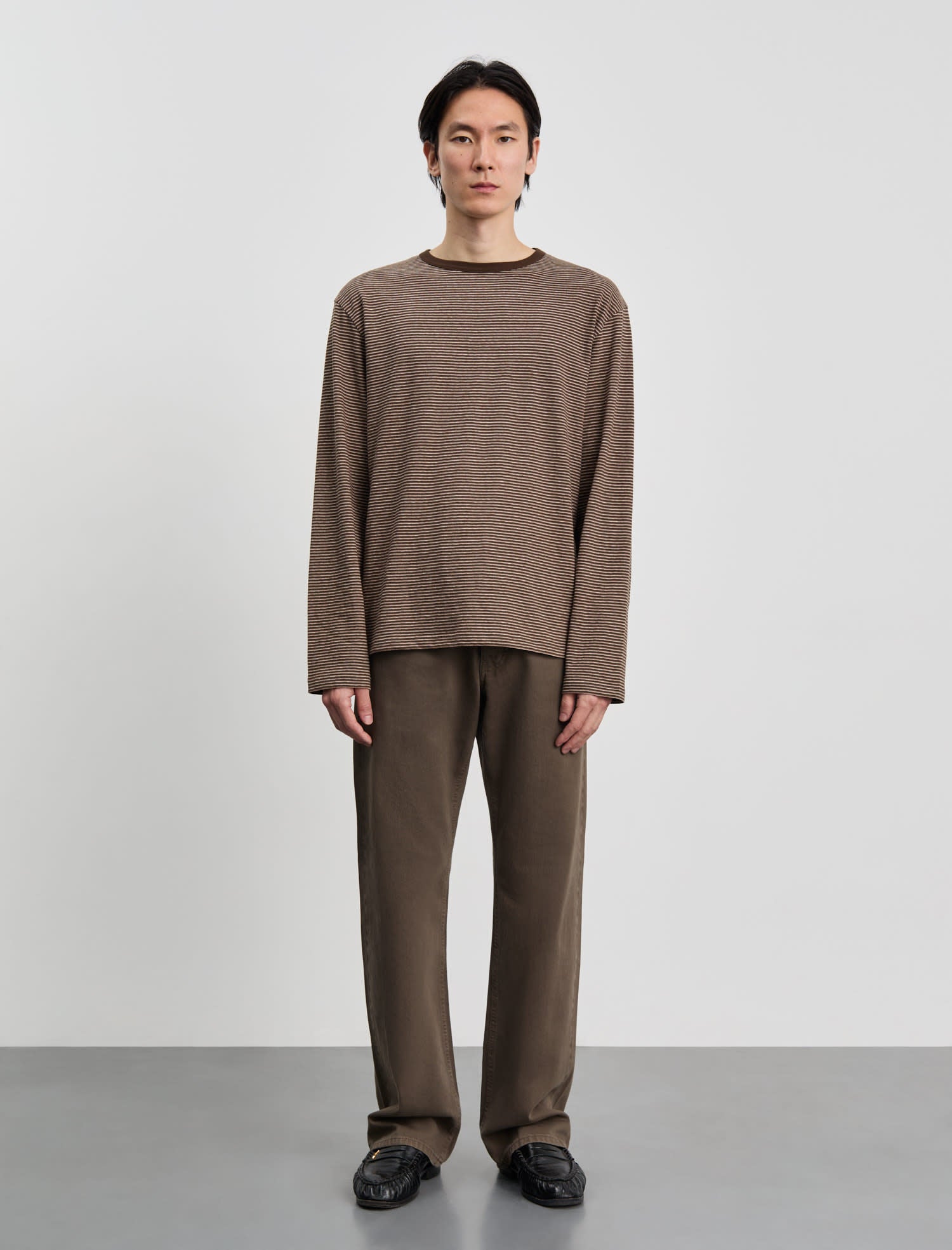 ANOTHER T-SHIRT 3.0 JPN BROWN STRIPE