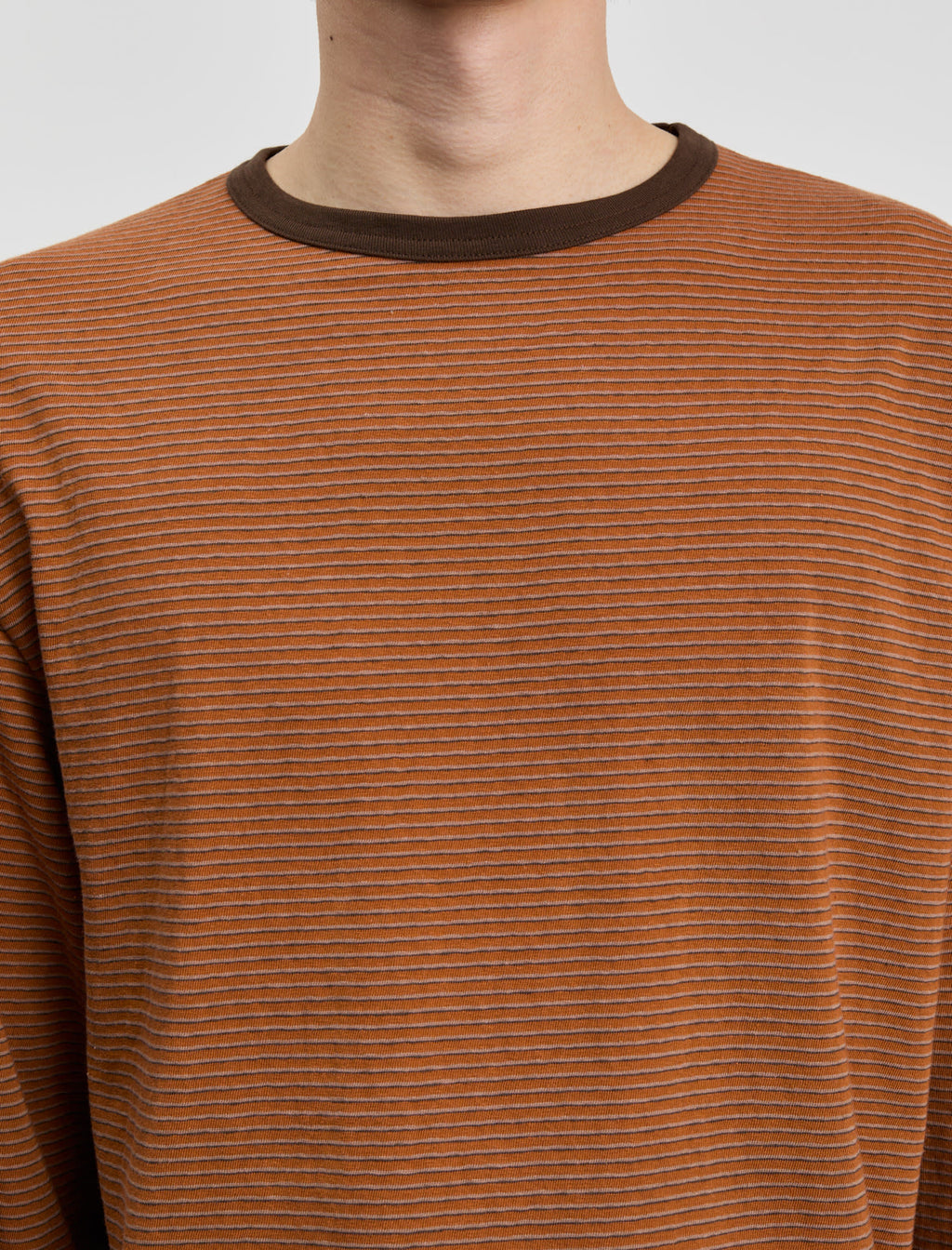 ANOTHER T-SHIRT 3.0 JPN, RUST STRIPE