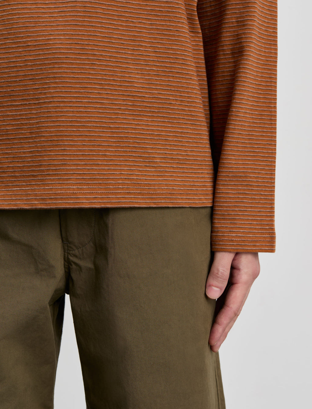 ANOTHER T-SHIRT 3.0 JPN, RUST STRIPE