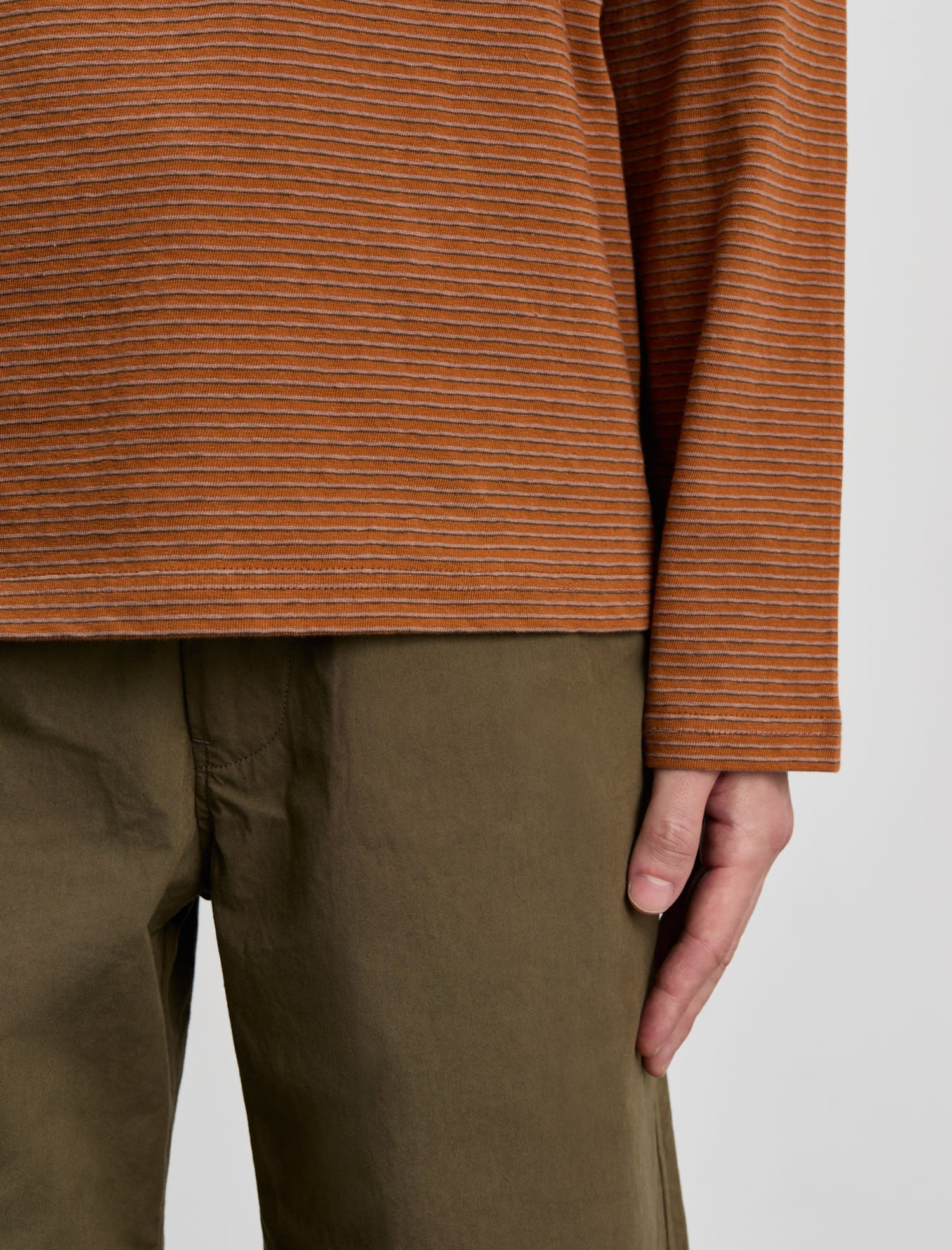 ANOTHER T-SHIRT 3.0 JPN, RUST STRIPE