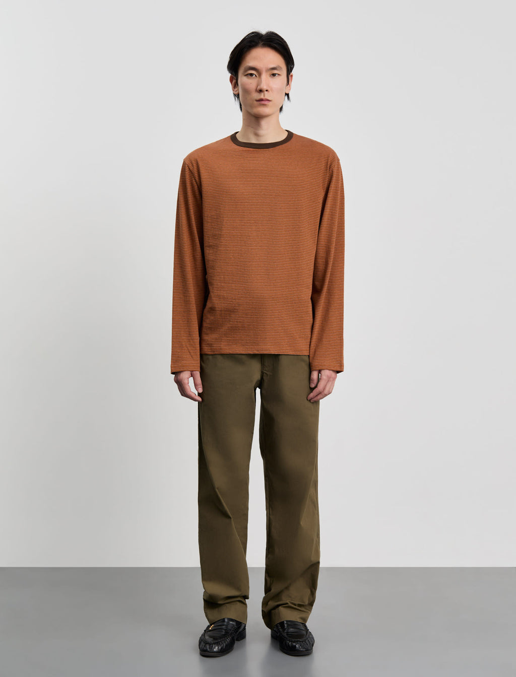 ANOTHER T-SHIRT 3.0 JPN, RUST STRIPE