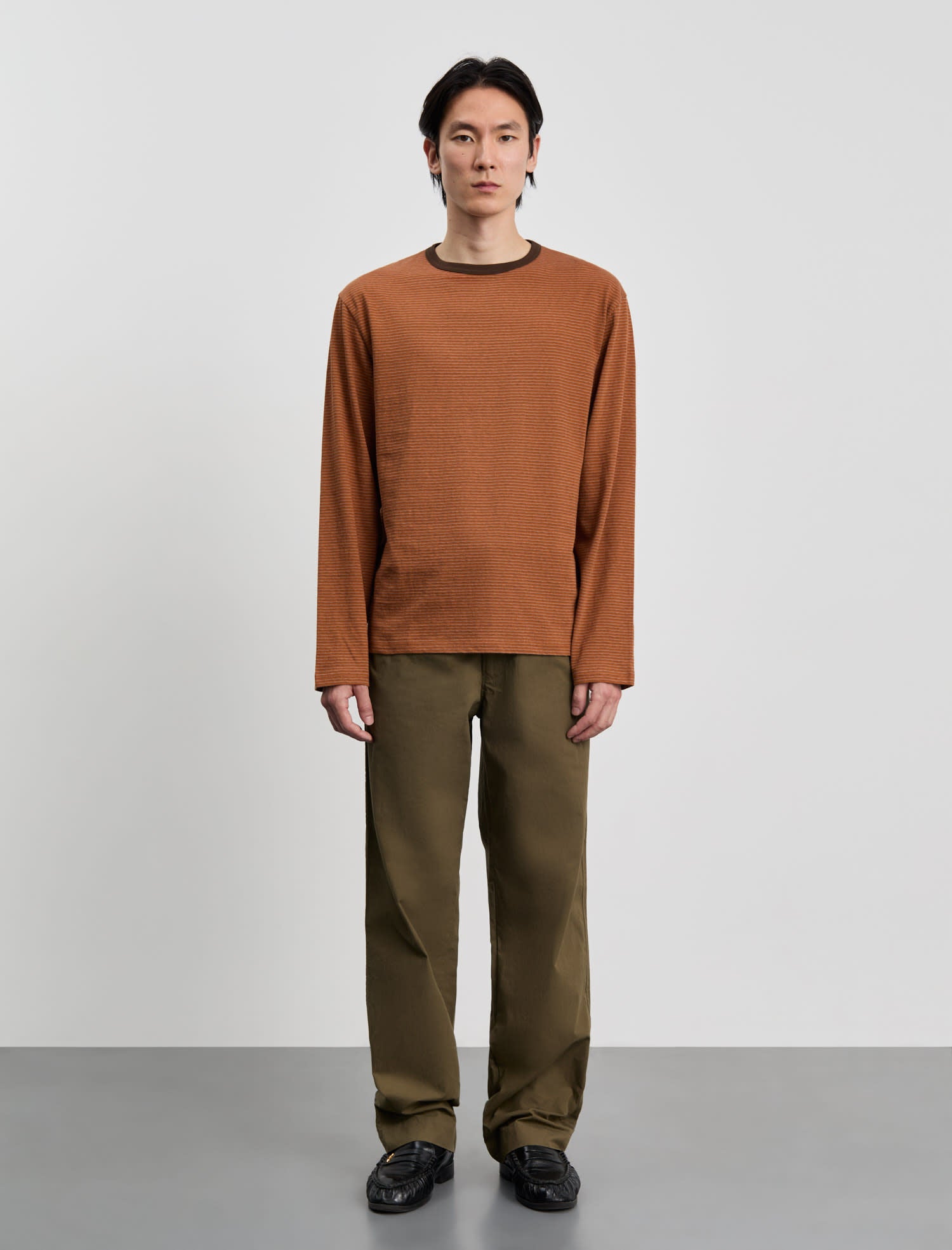 ANOTHER T-SHIRT 3.0 JPN, RUST STRIPE
