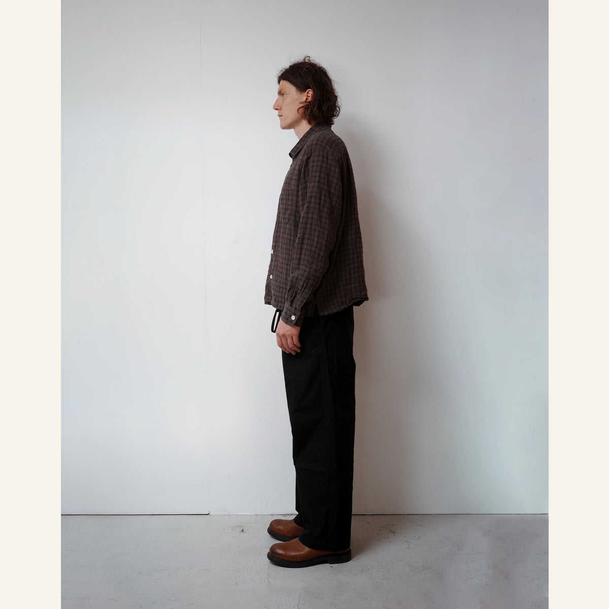 FARMER SHIRT DISHCLOTH LINEN : DUSK