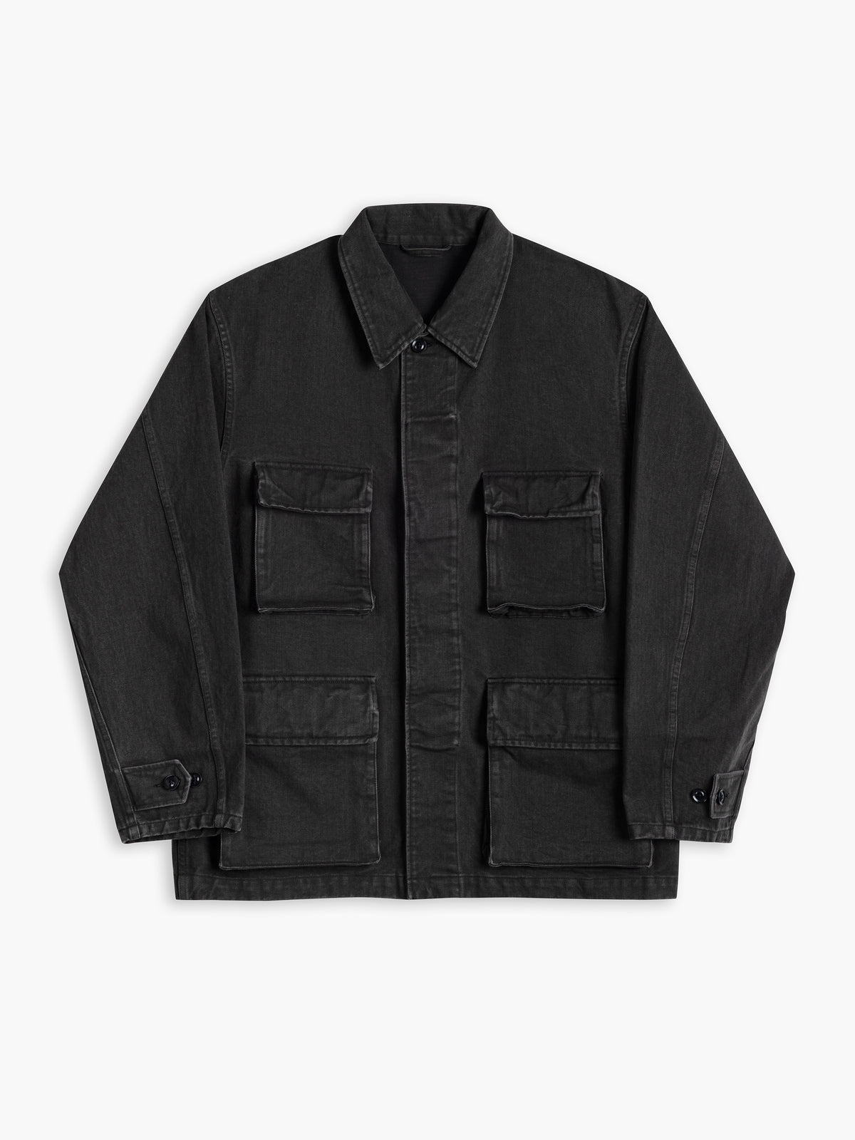 KAI FIELD JACKET : WASHED BLACK
