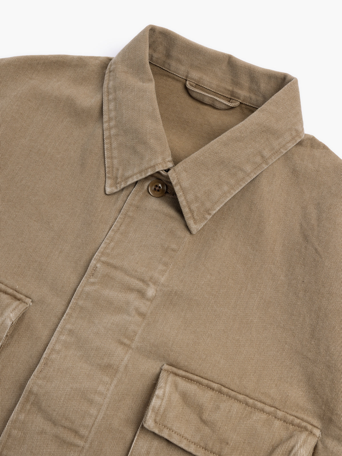 KAI FIELD JACKET : WASHED DARK KHAKI