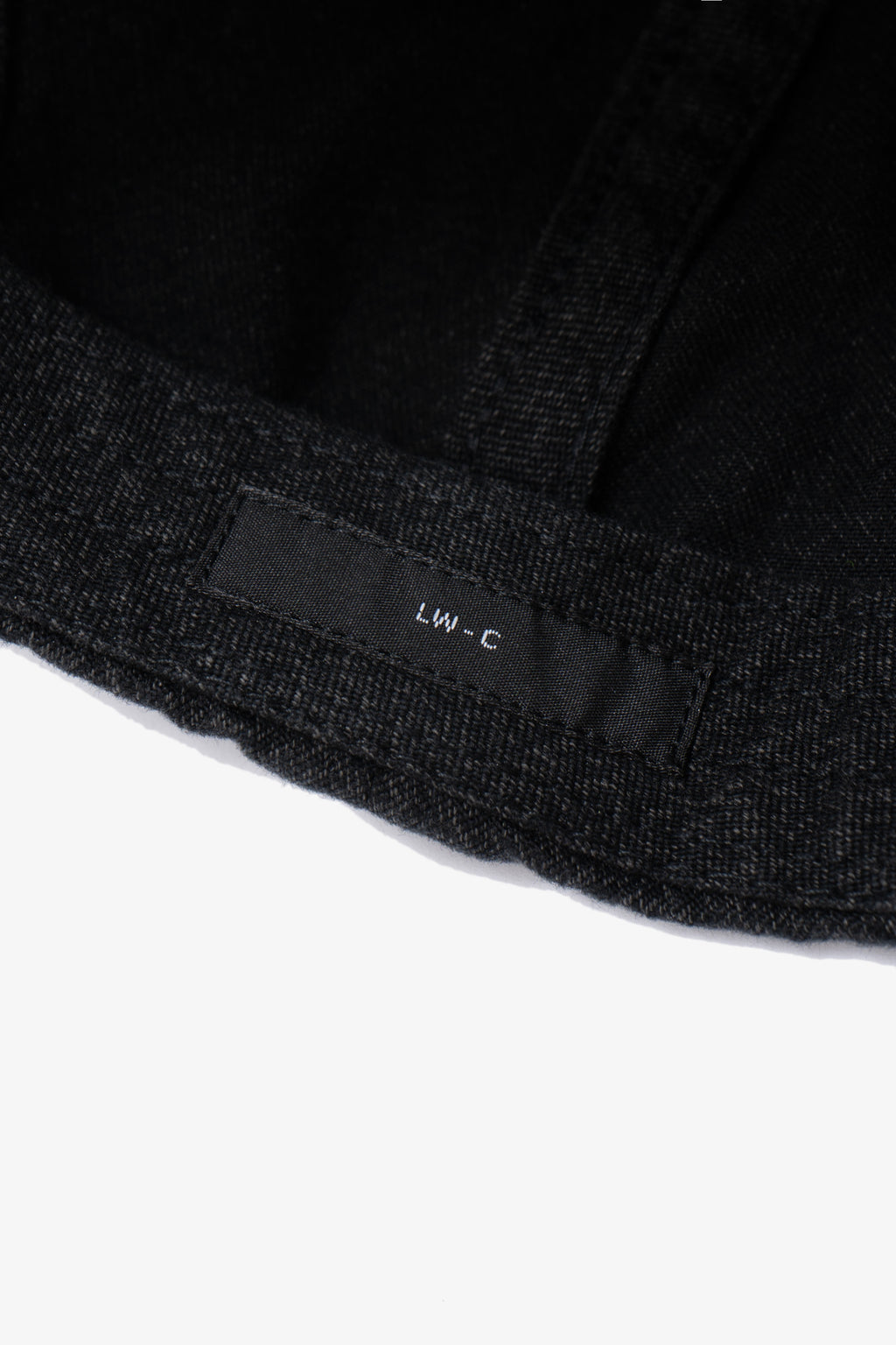HEAVY TWILL CAP : BLACK