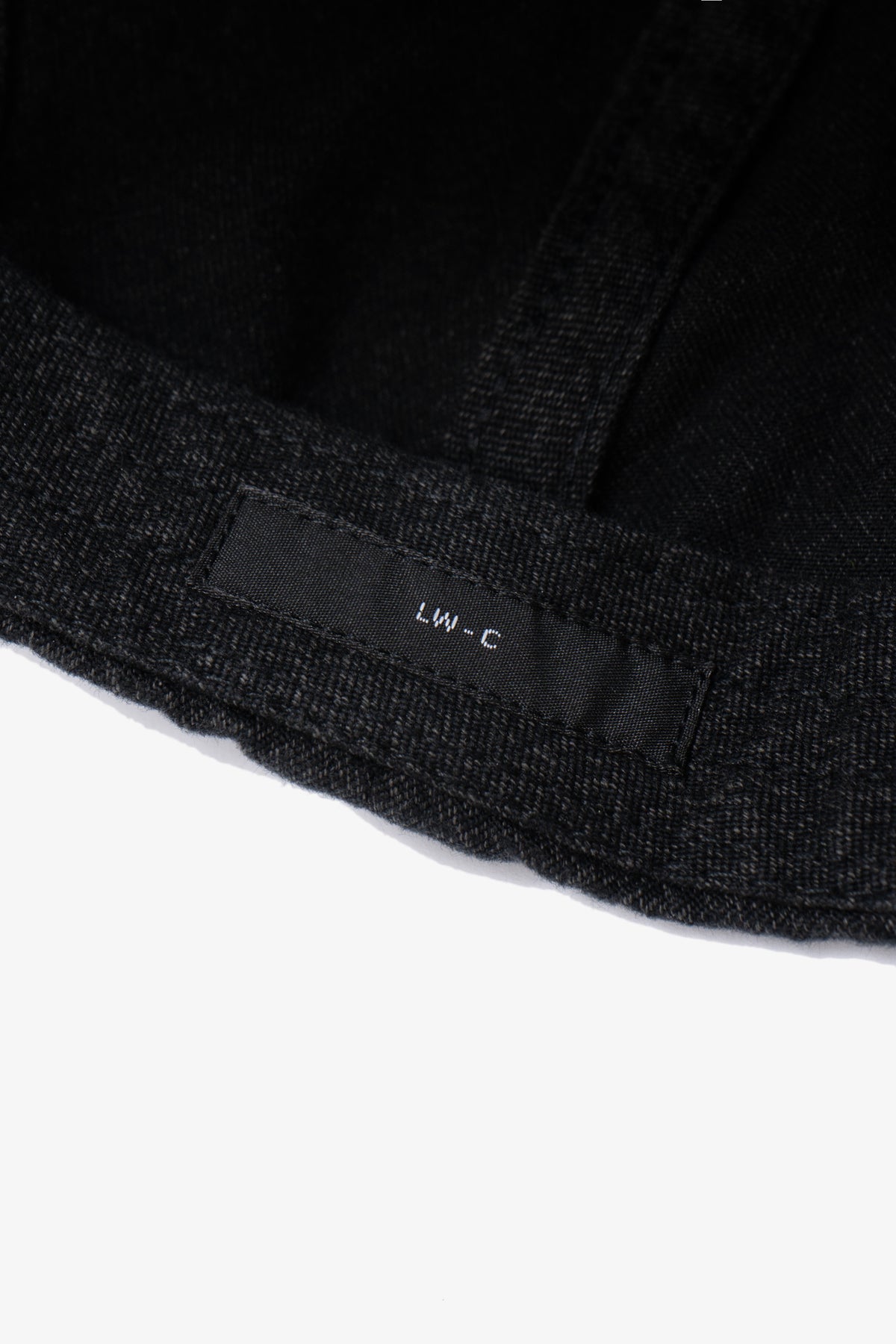 HEAVY TWILL CAP : BLACK