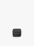 COW LEATHER SMALL CONTAINER A : BLACK