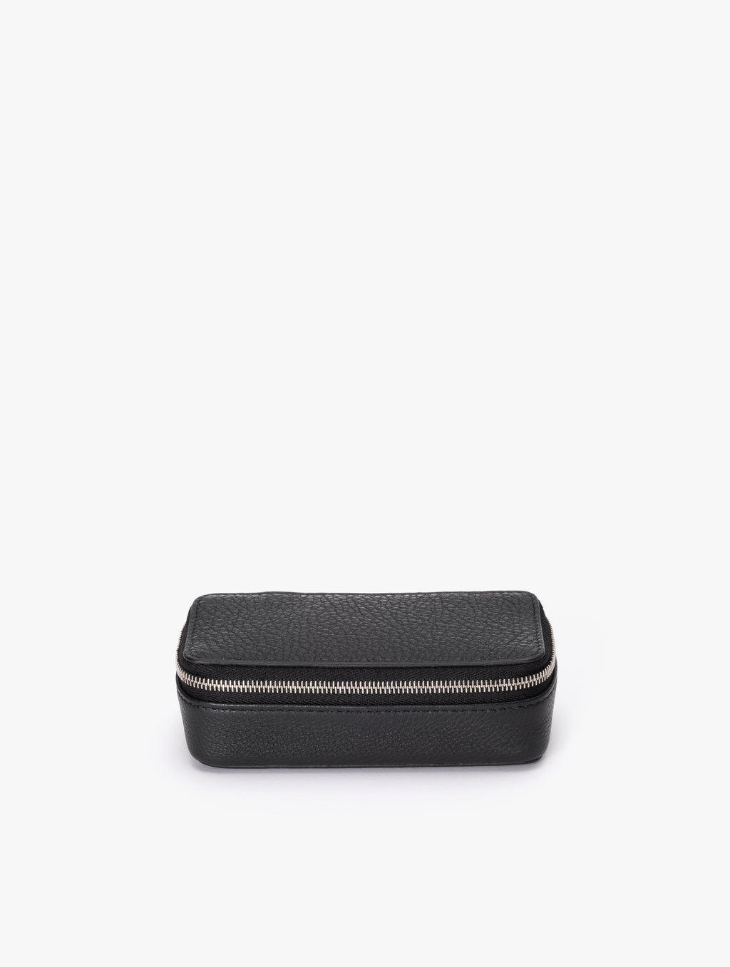 COW LEATHER SMALL CONTAINER B : BLACK