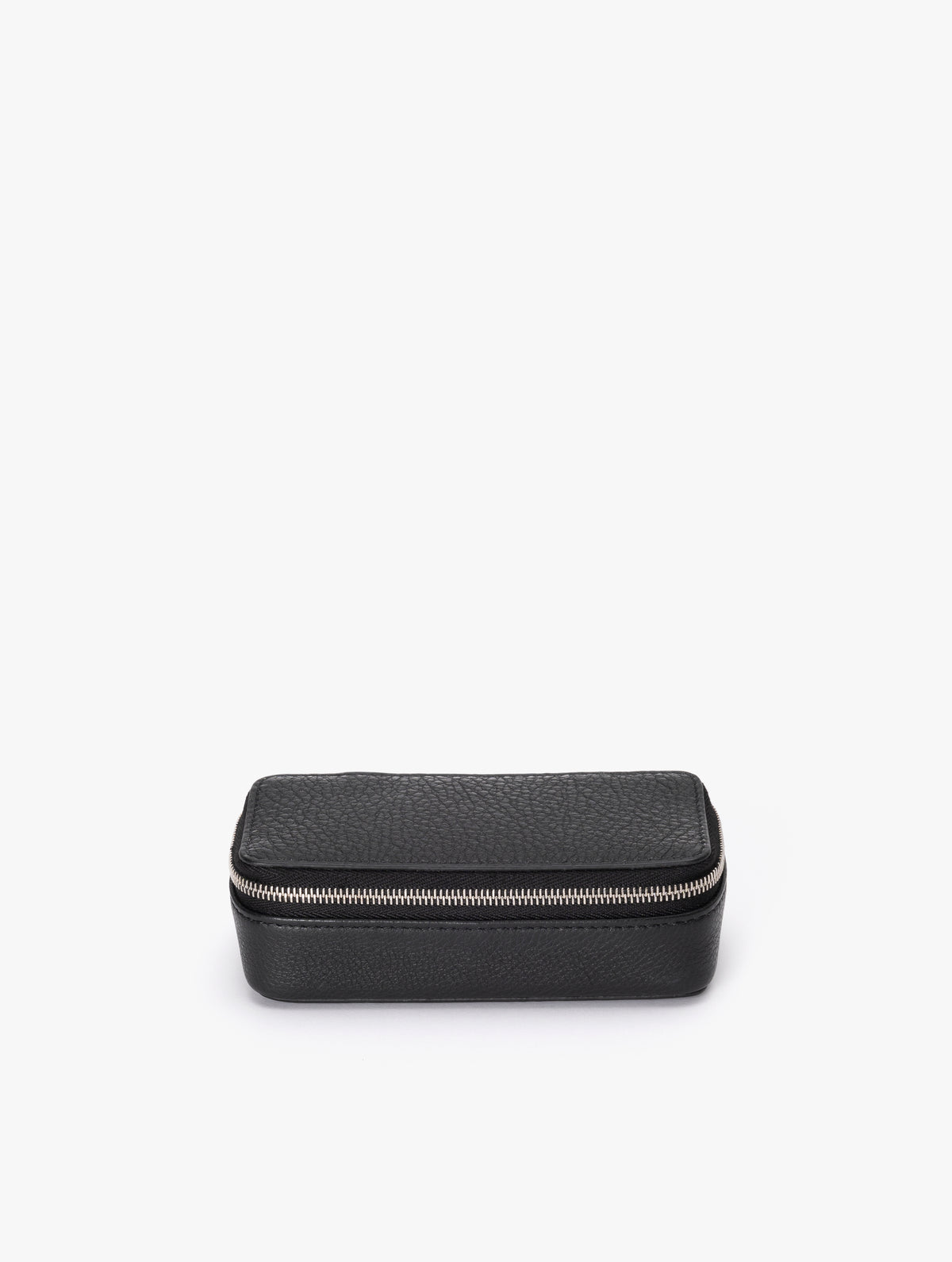 COW LEATHER SMALL CONTAINER B : BLACK