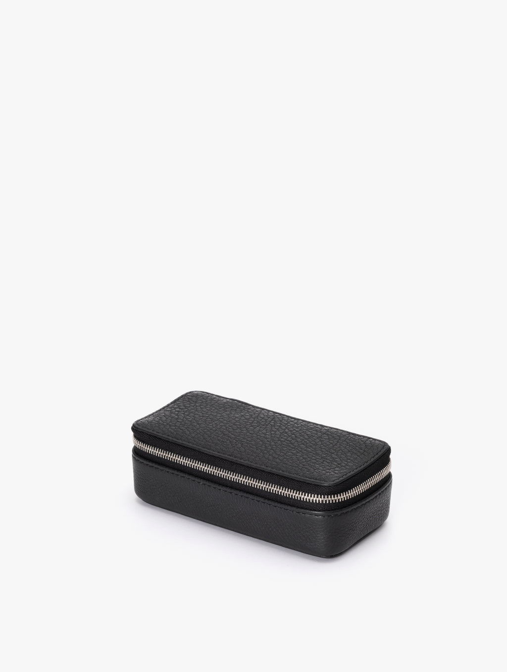 COW LEATHER SMALL CONTAINER B : BLACK