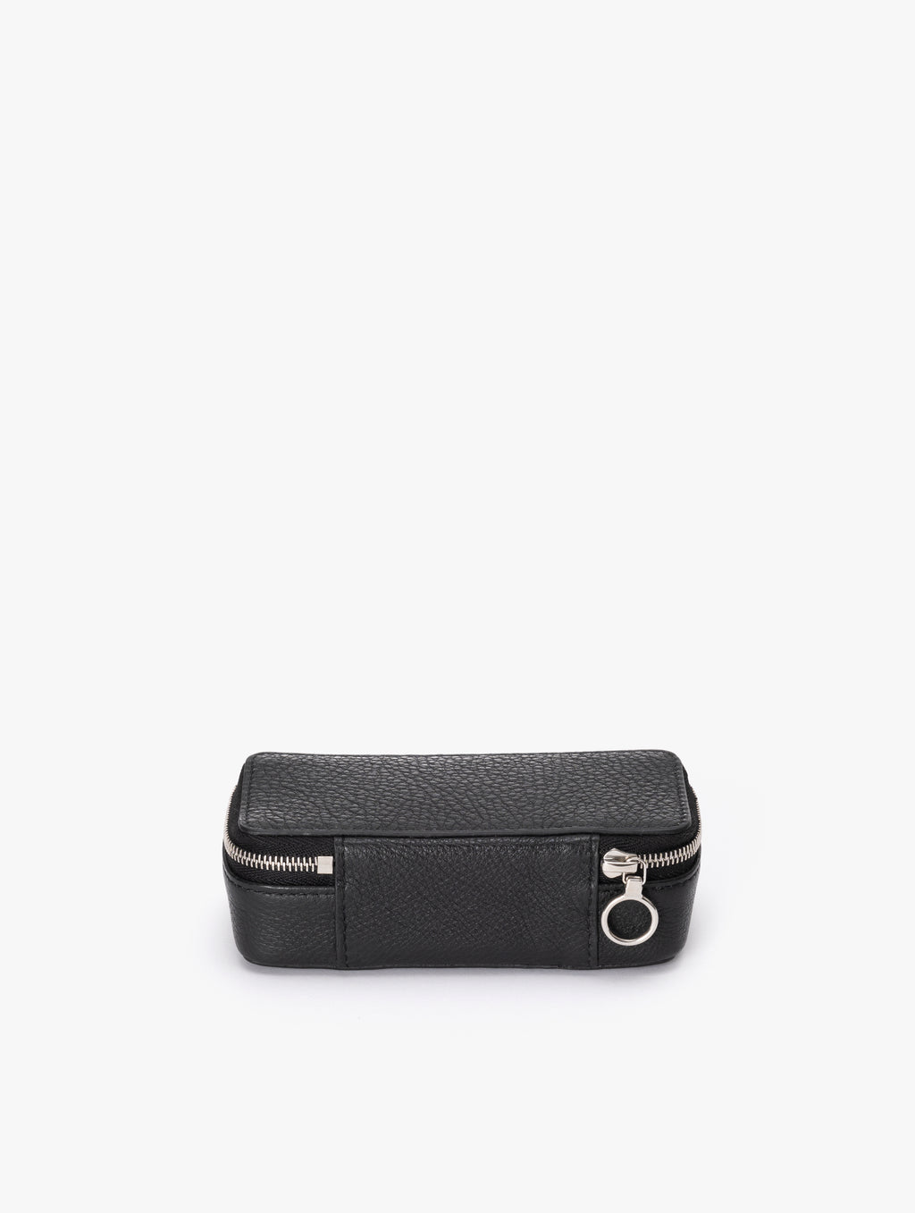 COW LEATHER SMALL CONTAINER B : BLACK