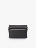 COW LEATHER SMALL CONTAINER E : BLACK