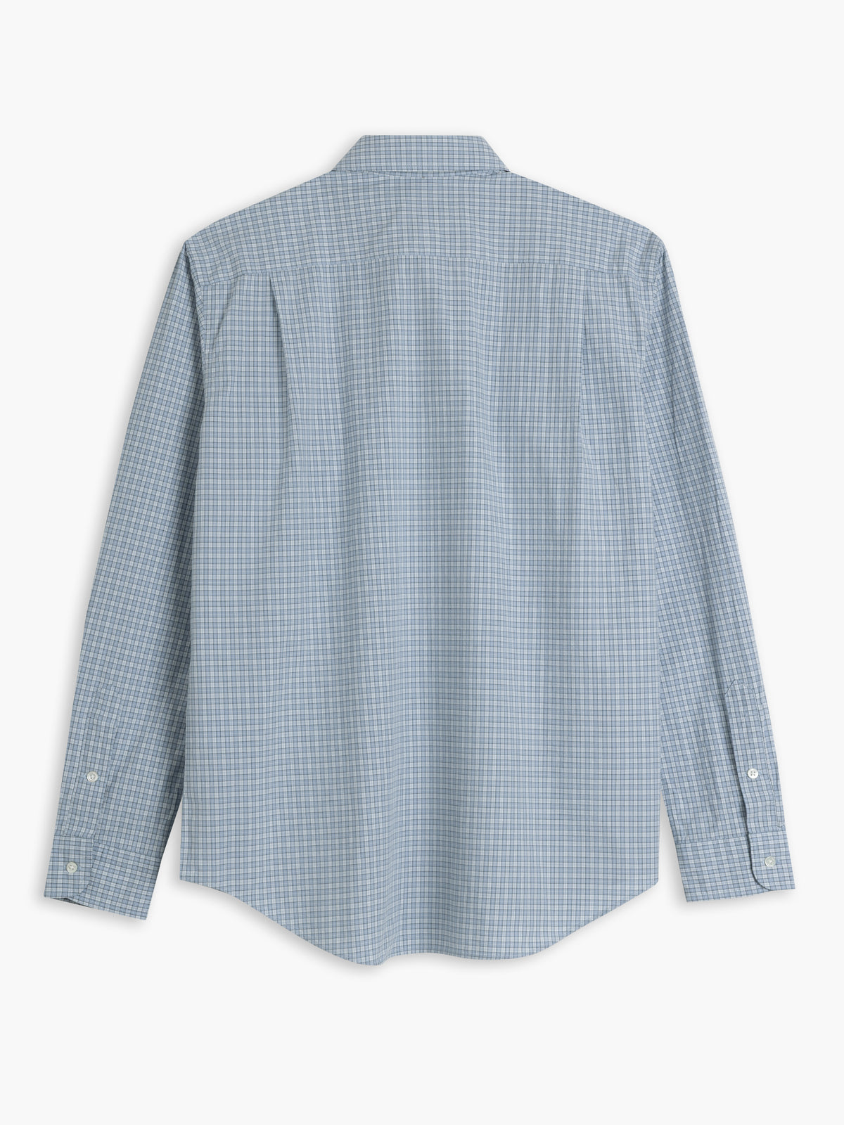 IVOR REGULAR COLLAR SHIRT : BLUE CHECK