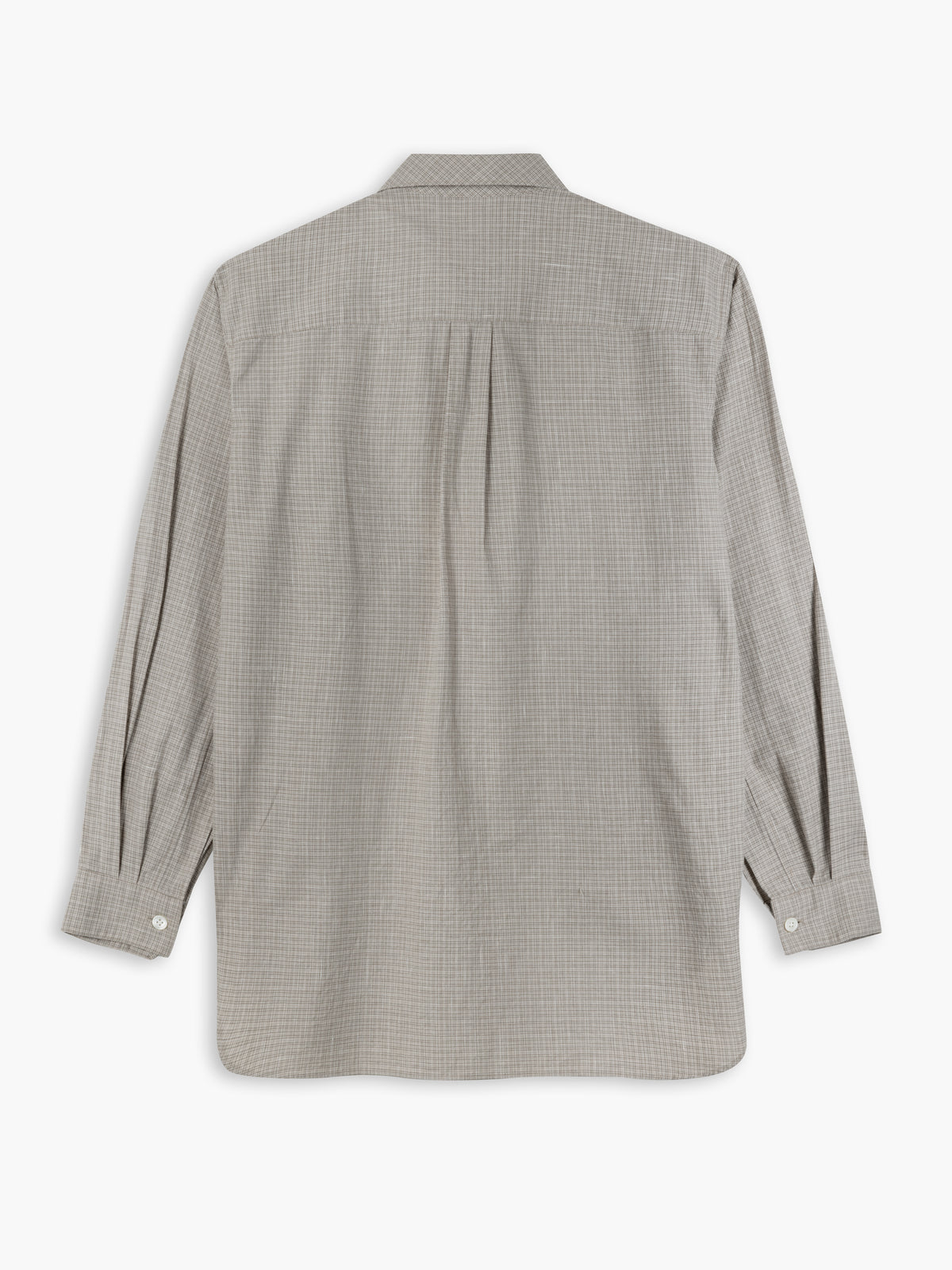 RUMI POPOVER SHIRT : BEIGE CHECK