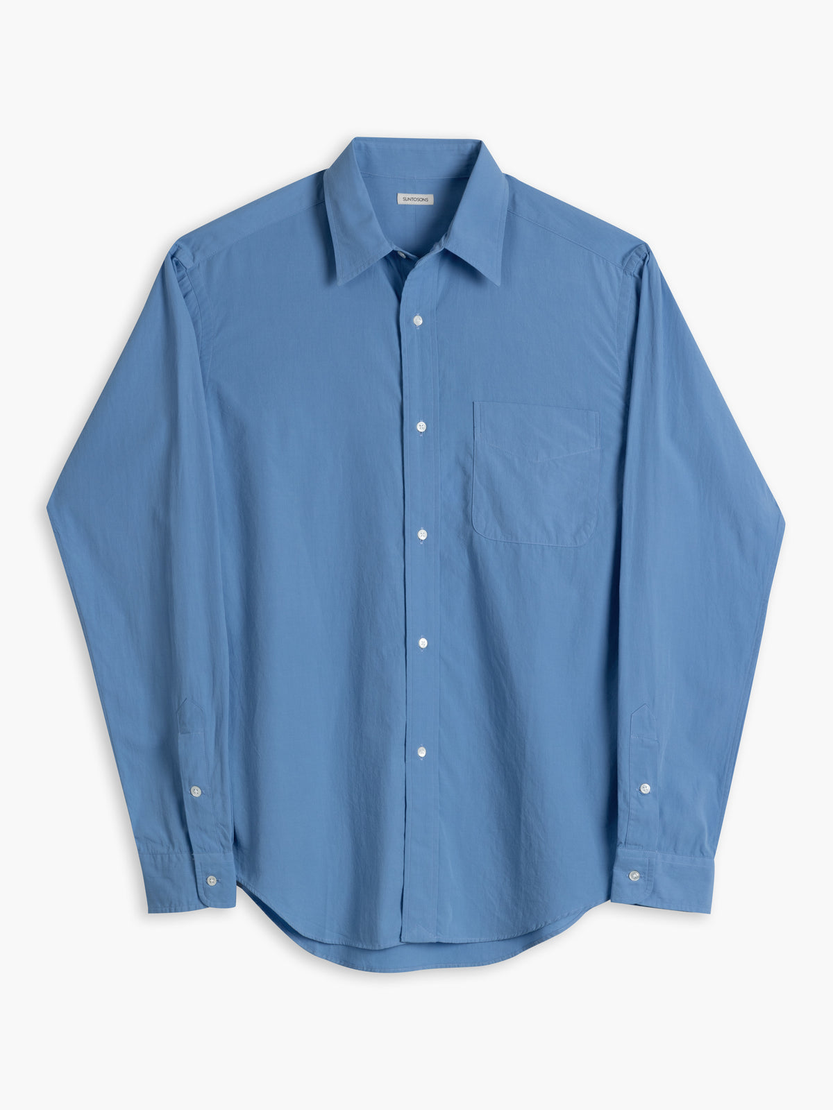 IVOR REGULAR COLLAR SHIRT : SAXE BLUE