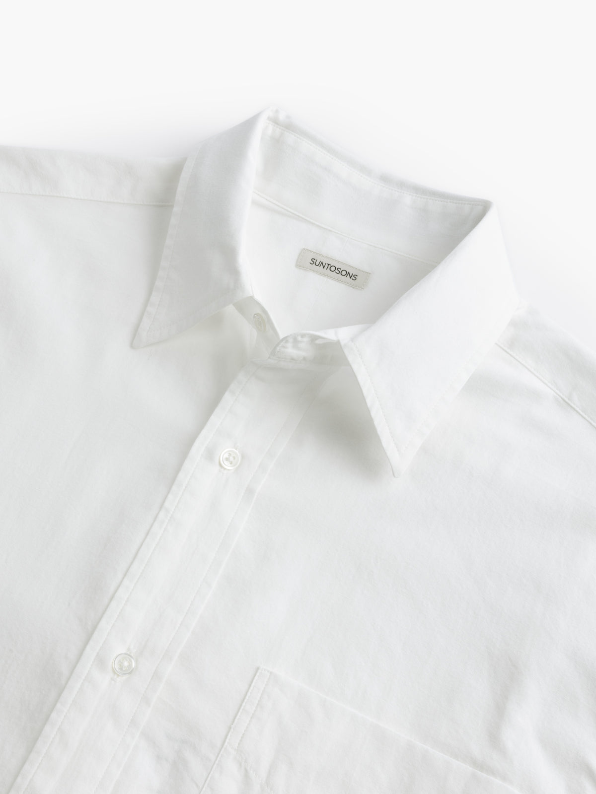 IVOR REGULAR COLLAR SHIRT : WHITE