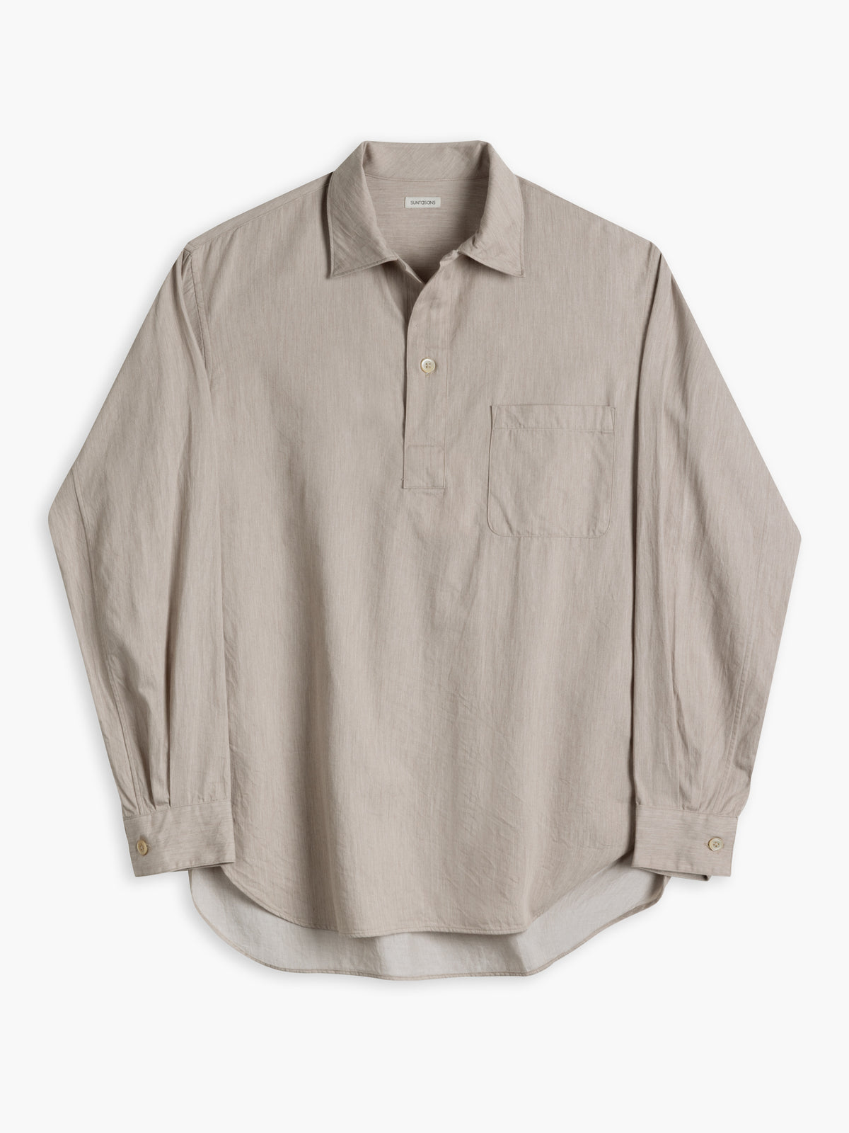 RUMI POPOVER SHIRT : DUSTY PINK