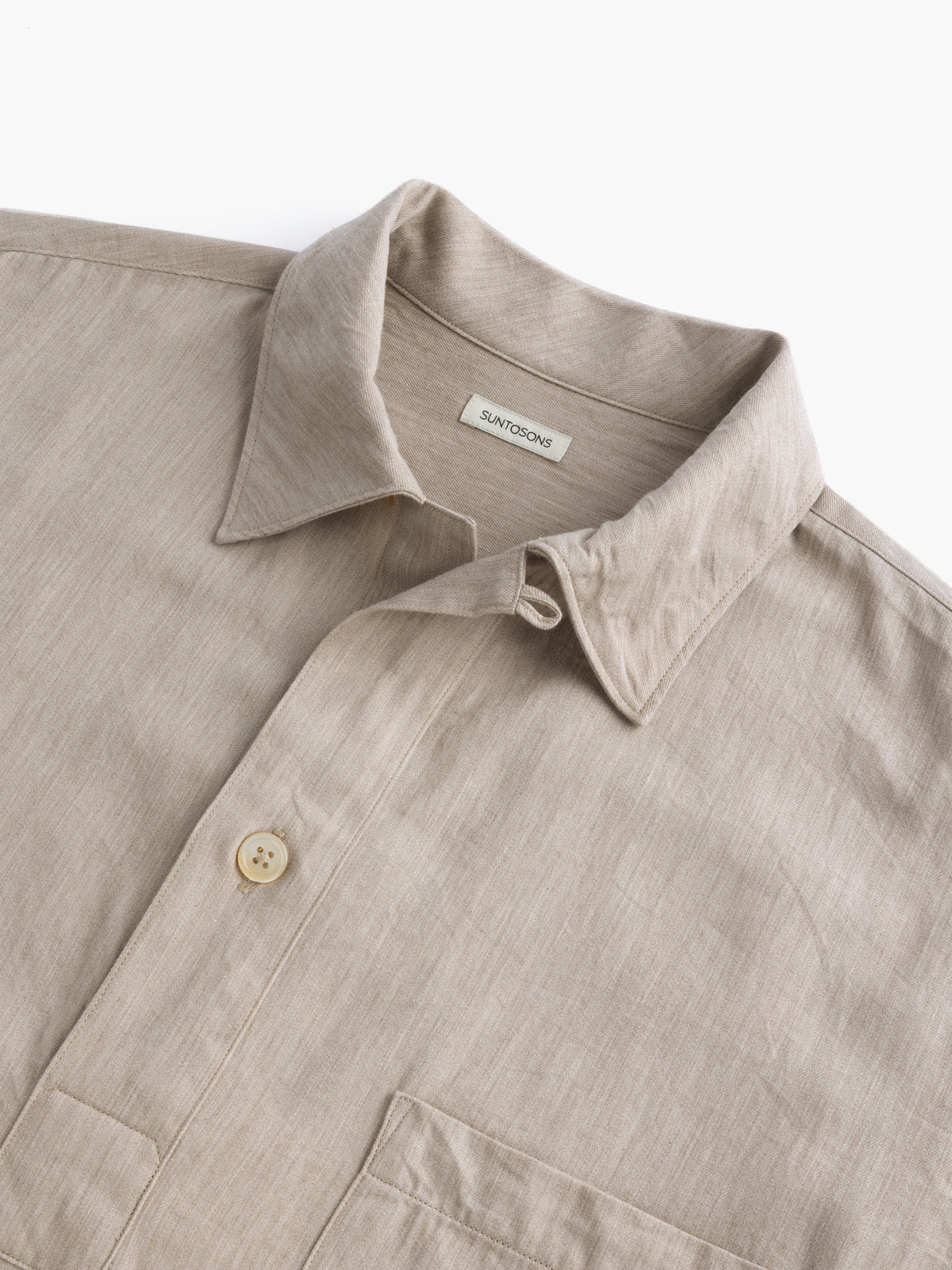 RUMI POPOVER SHIRT : DUSTY PINK