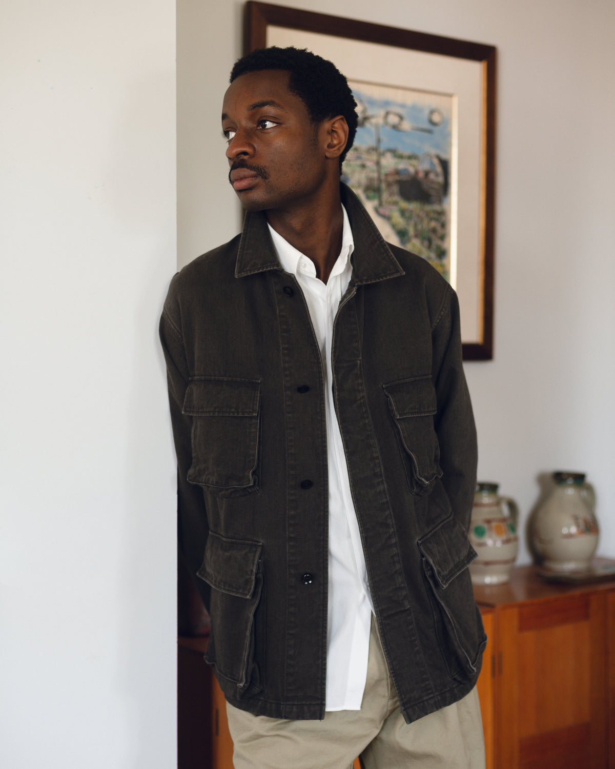 KAI FIELD JACKET : WASHED BLACK