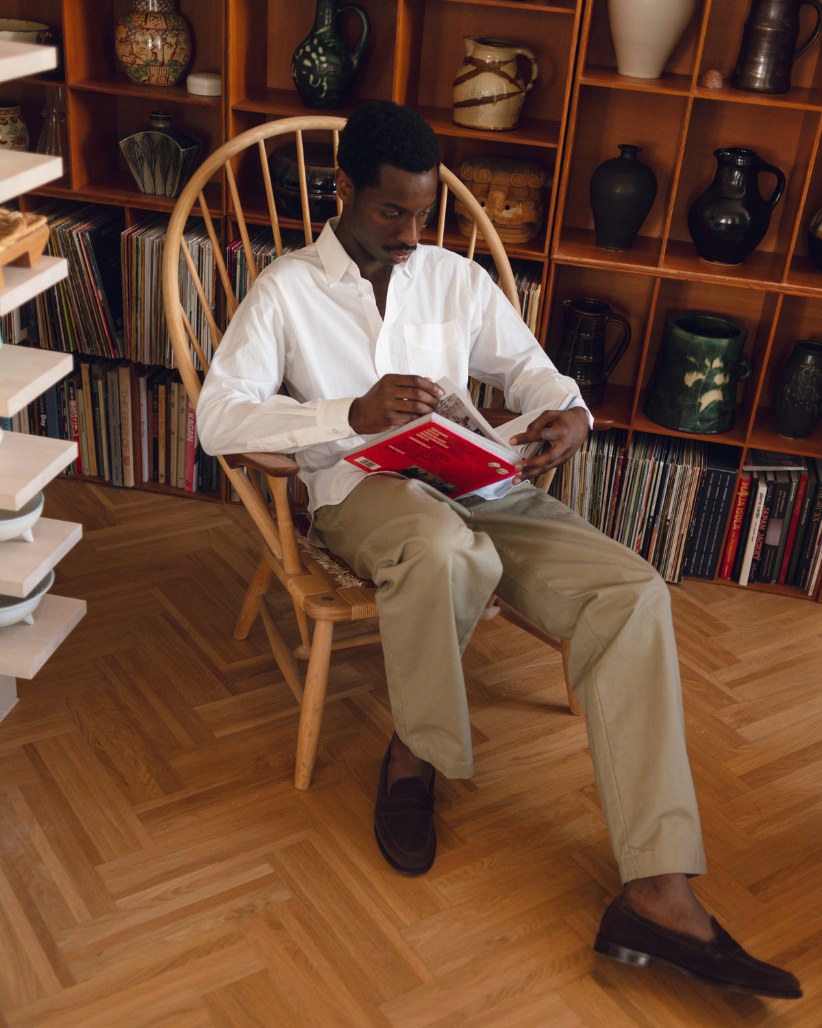 IVOR REGULAR COLLAR SHIRT : WHITE